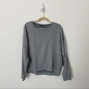 Topshop Gray Sweatshirt | Size 12 (fits like L)
